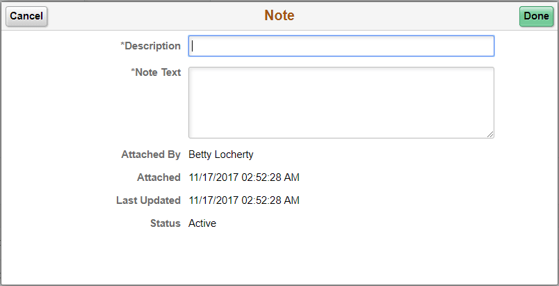 (Desktop) Add Note