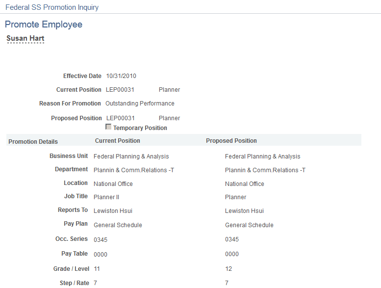 Example showing a <Transaction Detail> page (1 of 2)