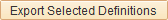 Export Selected Definitions button