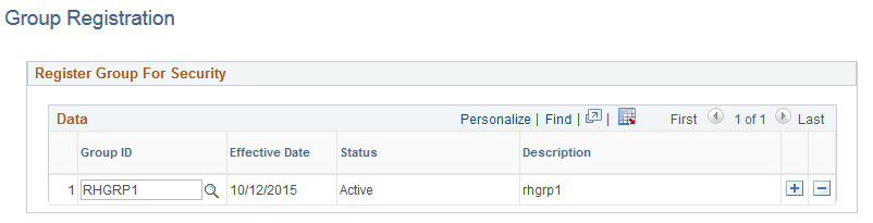 Group Registration page Group Registration page