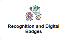 Recognition and Digital Badges tile