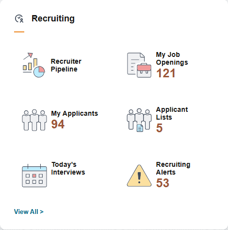 Recruiting section