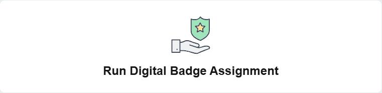 Run Digital Badge Assignment tile Run Digital Badge Assignment tile