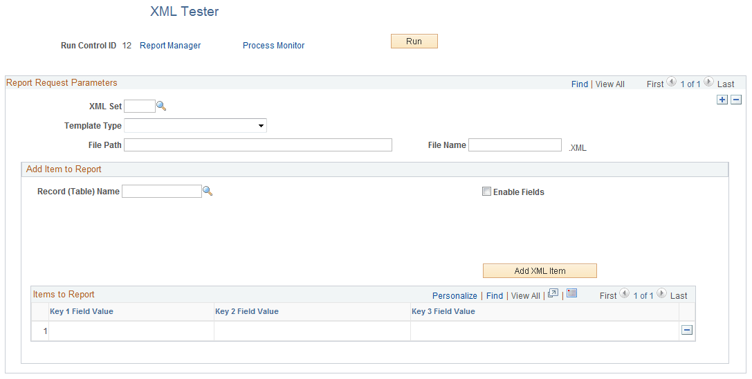 XML Tester page XML Tester page