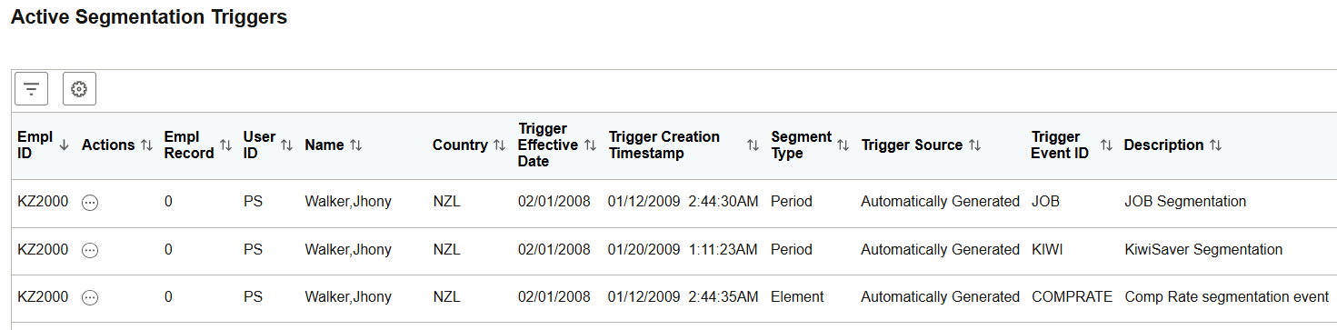 Active Segmentation Triggers Page Active Segmentation Triggers Page