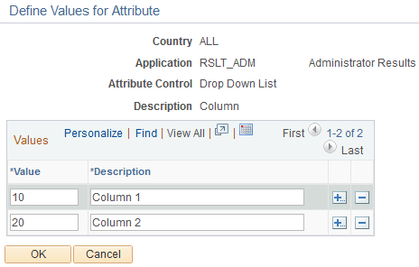 Example of the setup source for the field values in the Element Group Members and Attributes group box Example of the setup source for the field values in the Element Group Members and Attributes group box