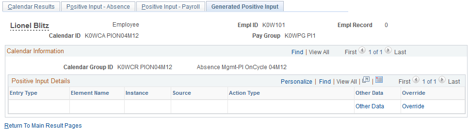 Generated Positive Input page Generated Positive Input page