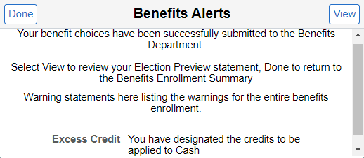 Benefits Alerts Benefits Alerts