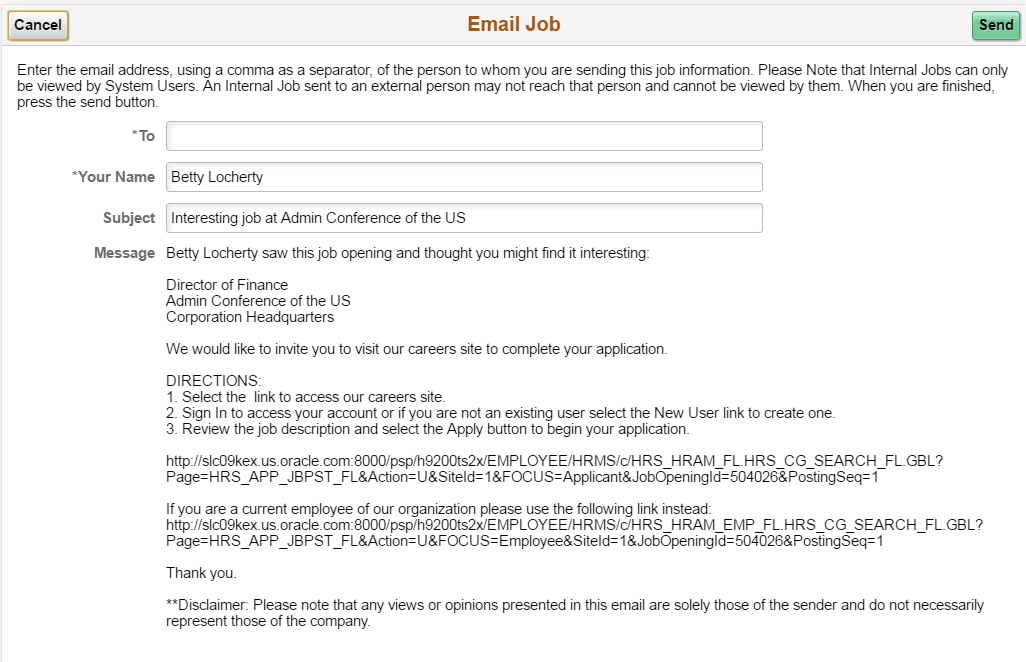 Email Job page (fluid) Email Job page (fluid)