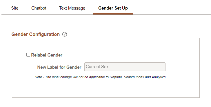 Gender Set Up Page of Site Set Up (Explore Jobs) Gender Set Up Page of Site Set Up (Explore Jobs)