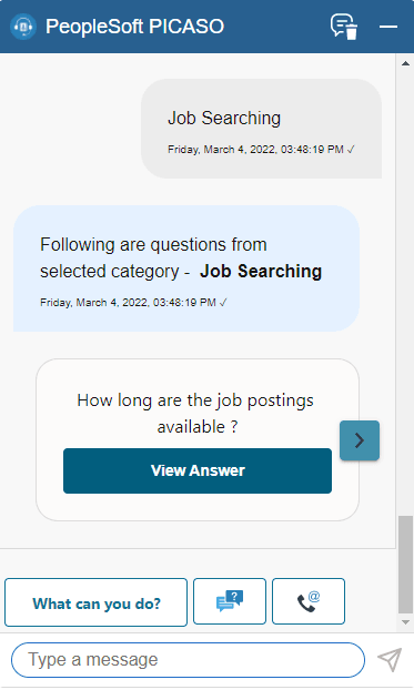 PICASO – Job Searching PICASO – Job Searching