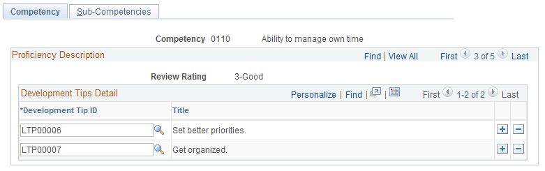 Link Development Tips - Competency page Link Development Tips - Competency page