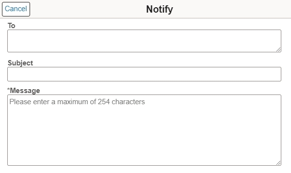 Notify page