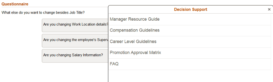 Decision Support panel in PeopleTools versions older than 8.55 Decision Support panel in PeopleTools versions older than 8.55