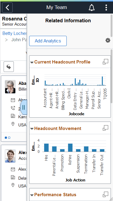 (Smartphone) Supplementary Panel for the My Team pages (Smartphone) Supplementary Panel for the My Team pages