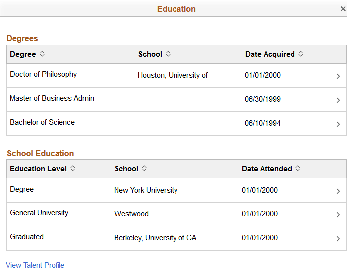 Snapshot - Education page