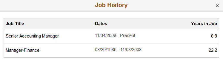 Snapshot - Job History page Snapshot - Job History page