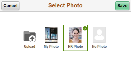 Select Photo page
