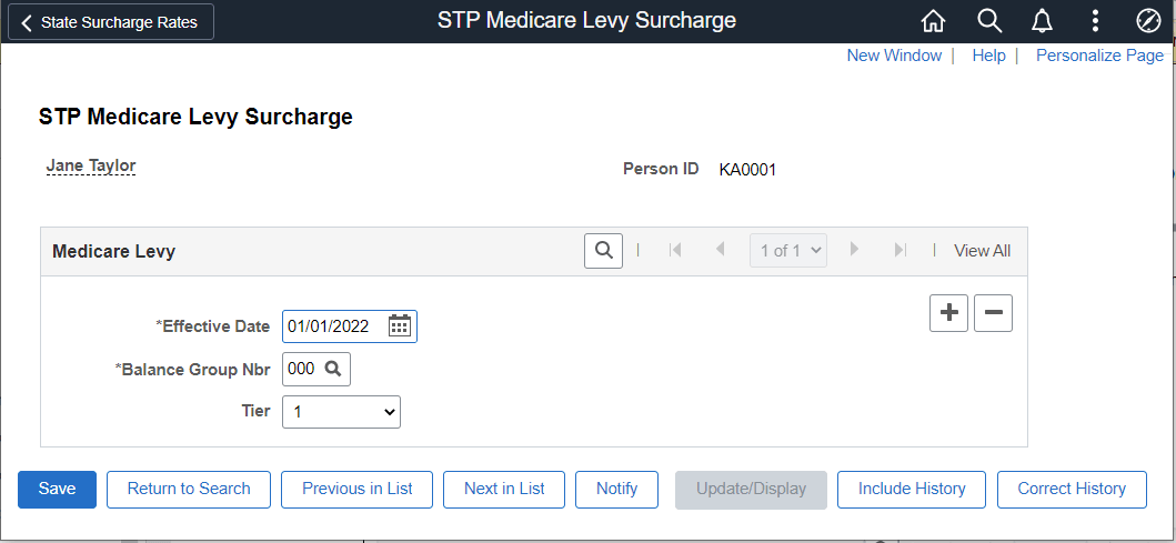 STP Medicare Levy Surcharge