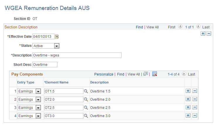 WGEA Remuneration Details AUS page (Overtime – OT) WGEA Remuneration Details AUS page (Overtime – OT)