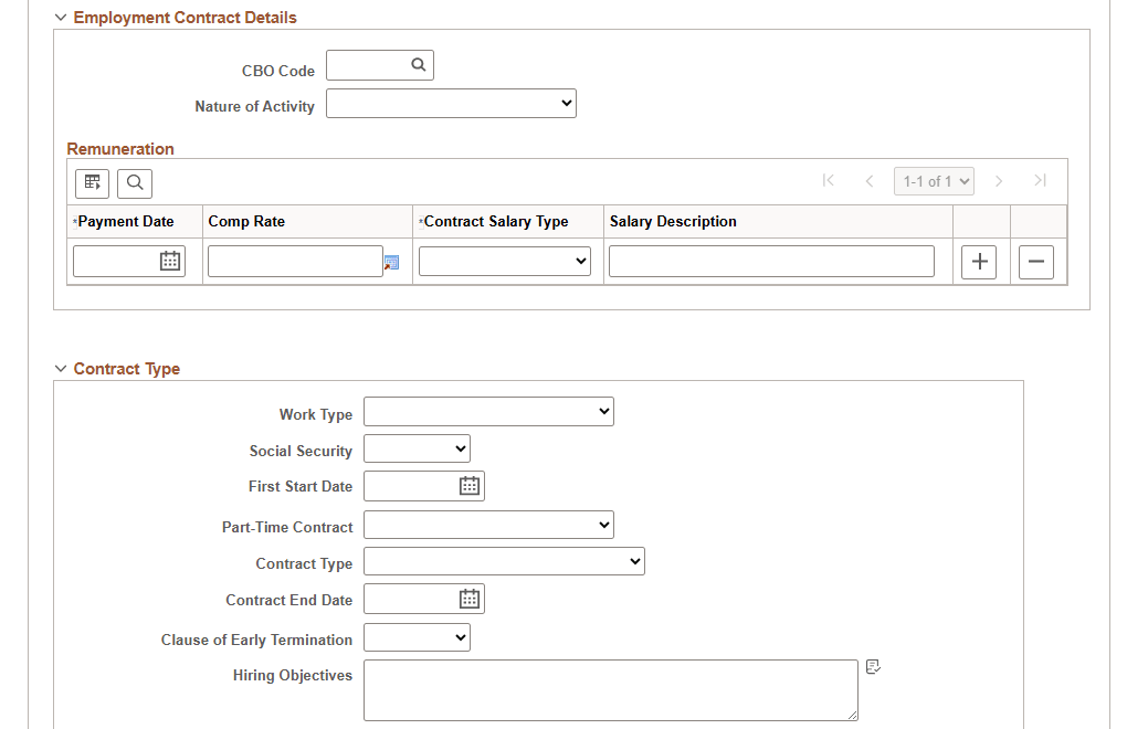 Additional Contract Info page (2 of 4)