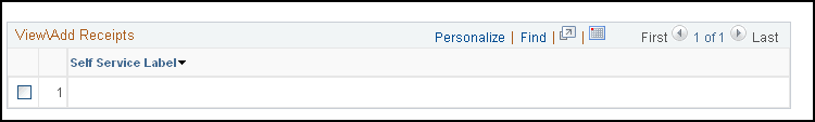 View/Add Receipts group box
