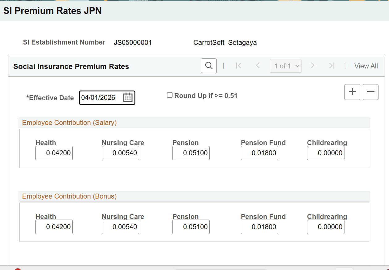 SI Premium Rates JPN page
