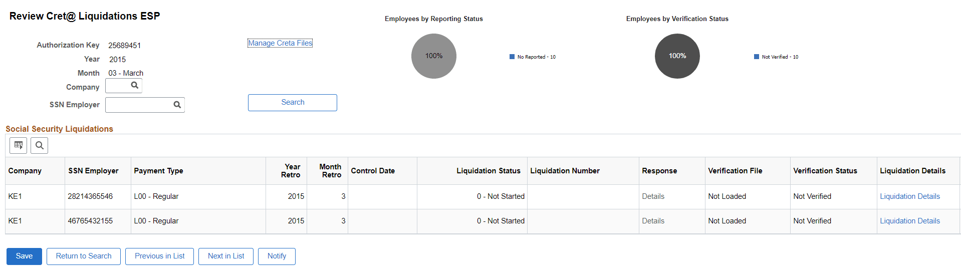 Review Cret at Liquidation ESP page Review Cret at Liquidation ESP page