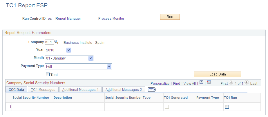 TC1 Report ESP page TC1 Report ESP page