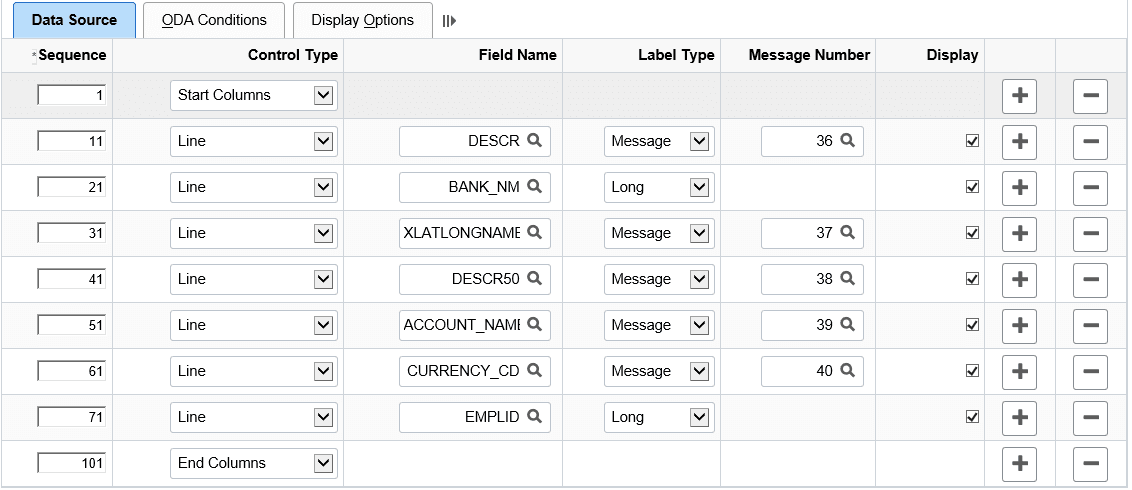 Data Source tab