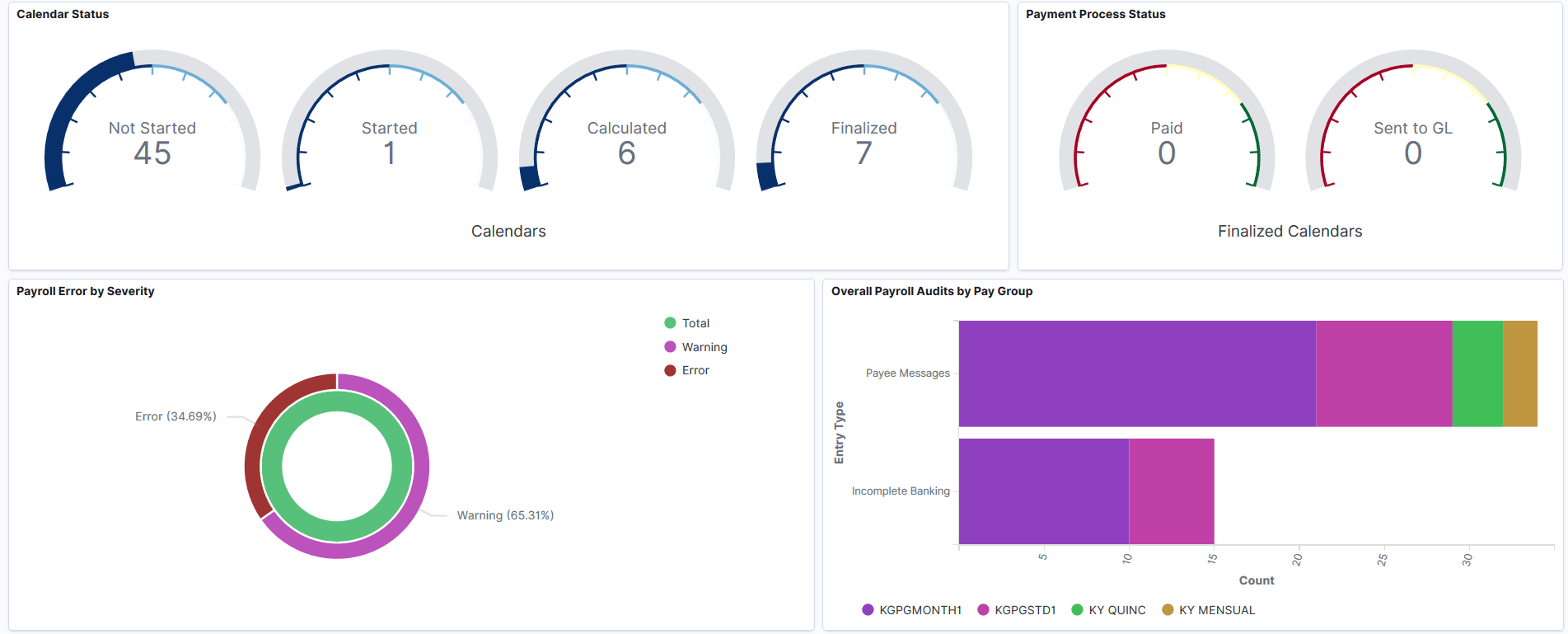 Global Payroll Operations Dashboard (2 of 3)