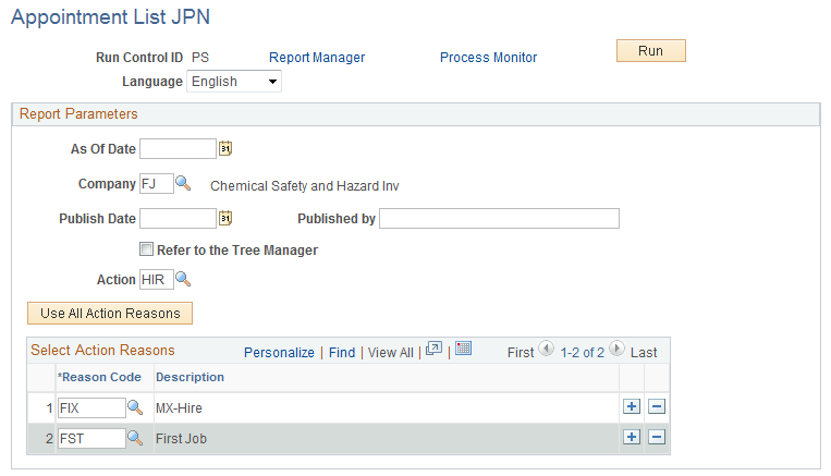 Appointment List JPN page Appointment List JPN page