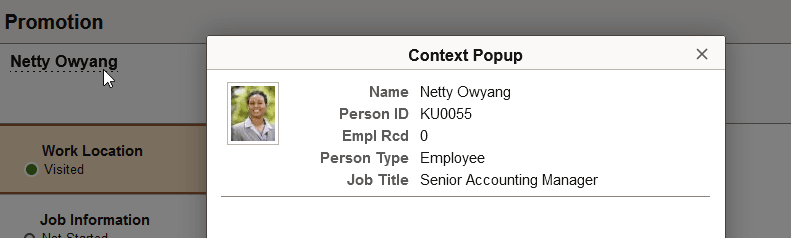 Example of an activity guide popup header Example of an activity guide popup header