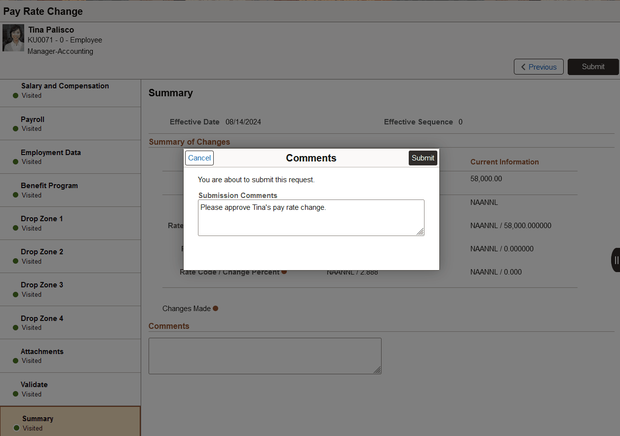 (Fluid) Job Data - Comments Page (Fluid) Job Data - Comments Page