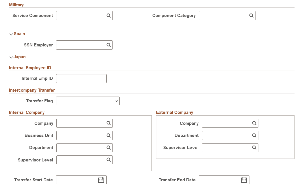 Job Data Page - Work Location Section (2 of 2) Job Data Page - Work Location Section (2 of 2)