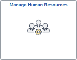 Manage Human Resources Tile Manage Human Resources Tile