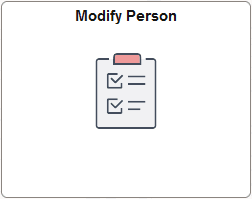 Modify Person tile Modify Person tile