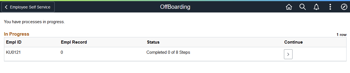 OffBoarding - Review Activity Guide page OffBoarding - Review Activity Guide page
