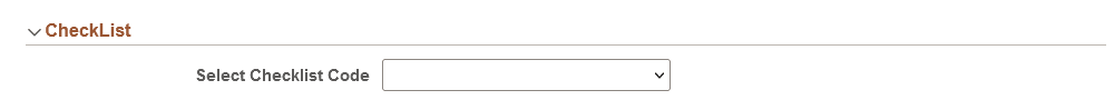 Person Data page - CheckList section Person Data page - CheckList section