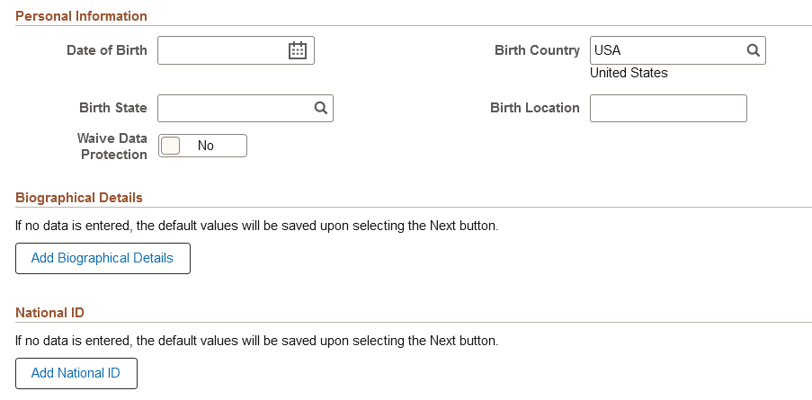 Person Data Page - Person Details Section (2 of 2) Person Data Page - Person Details Section (2 of 2)