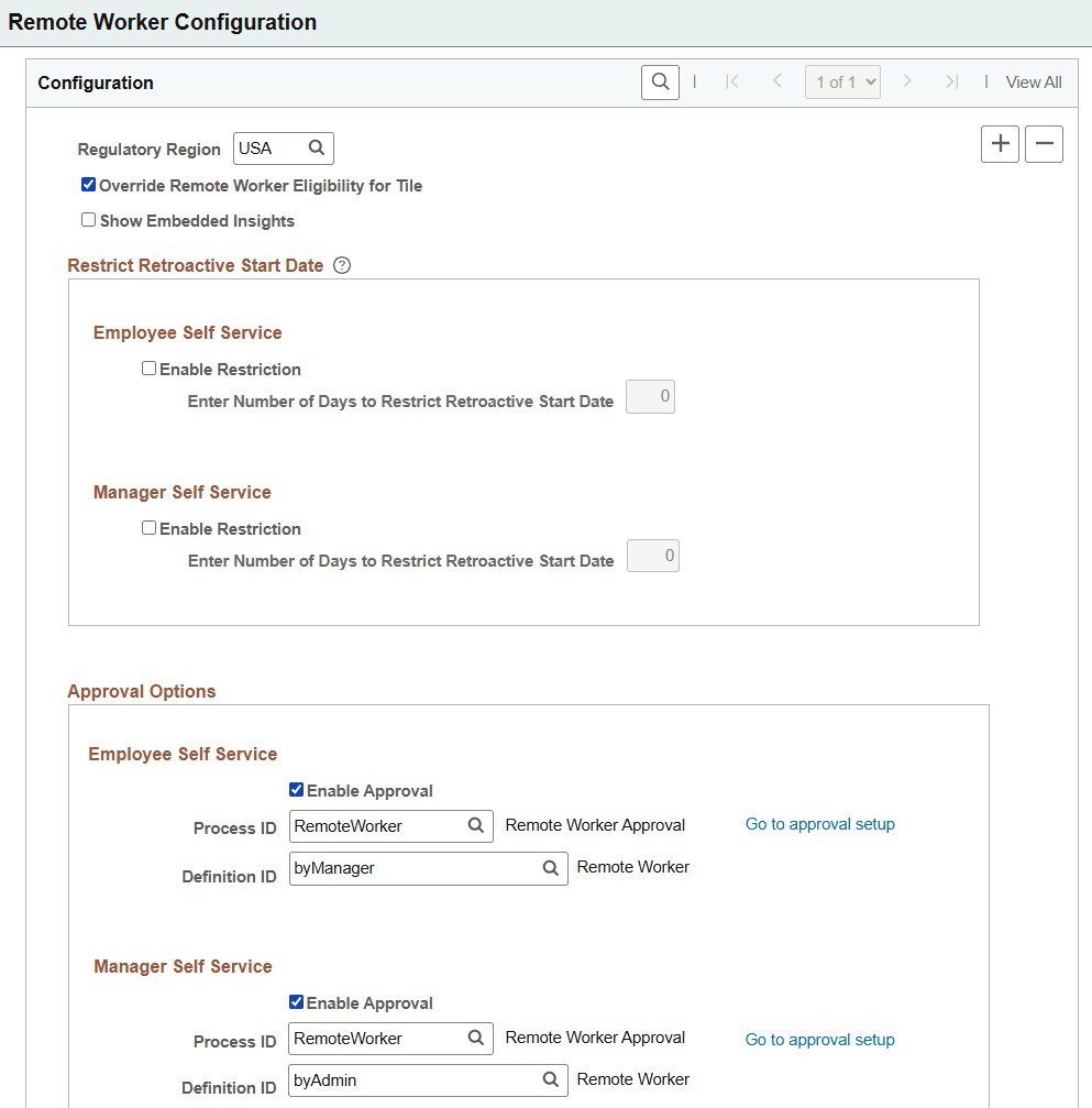 Remote Worker Configuration page Remote Worker Configuration page