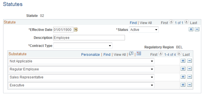 Statutes page