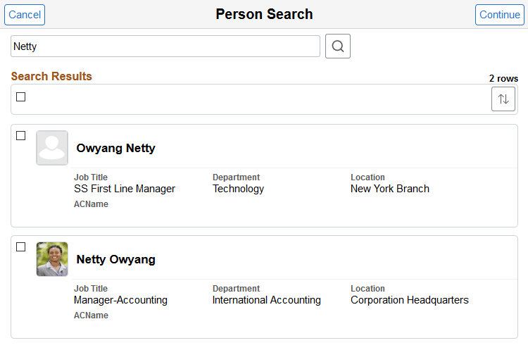 (Tablet) Person Search page (Tablet) Person Search page