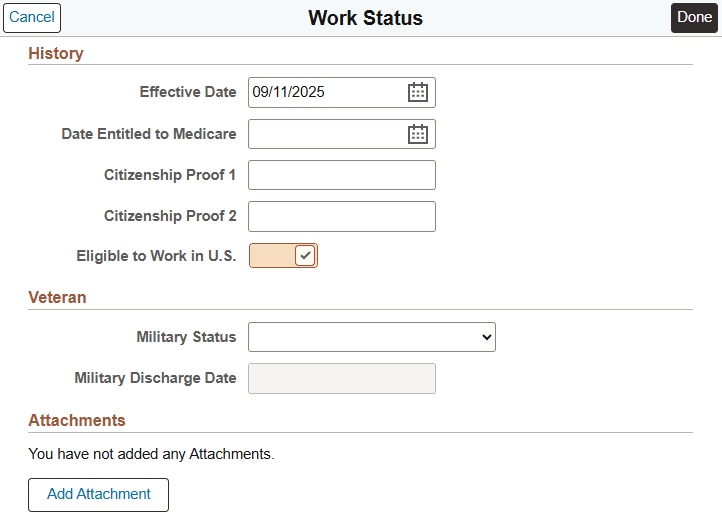 (USA and USF) Work Status page (USA and USF) Work Status page