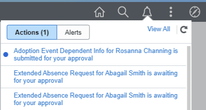 Adoption Action notification Adoption Action notification