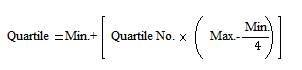 Worker's Quartile Formula