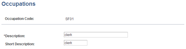 Occupations page