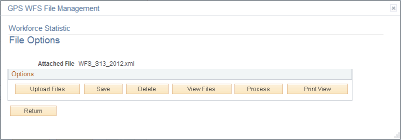 File Options page File Options page