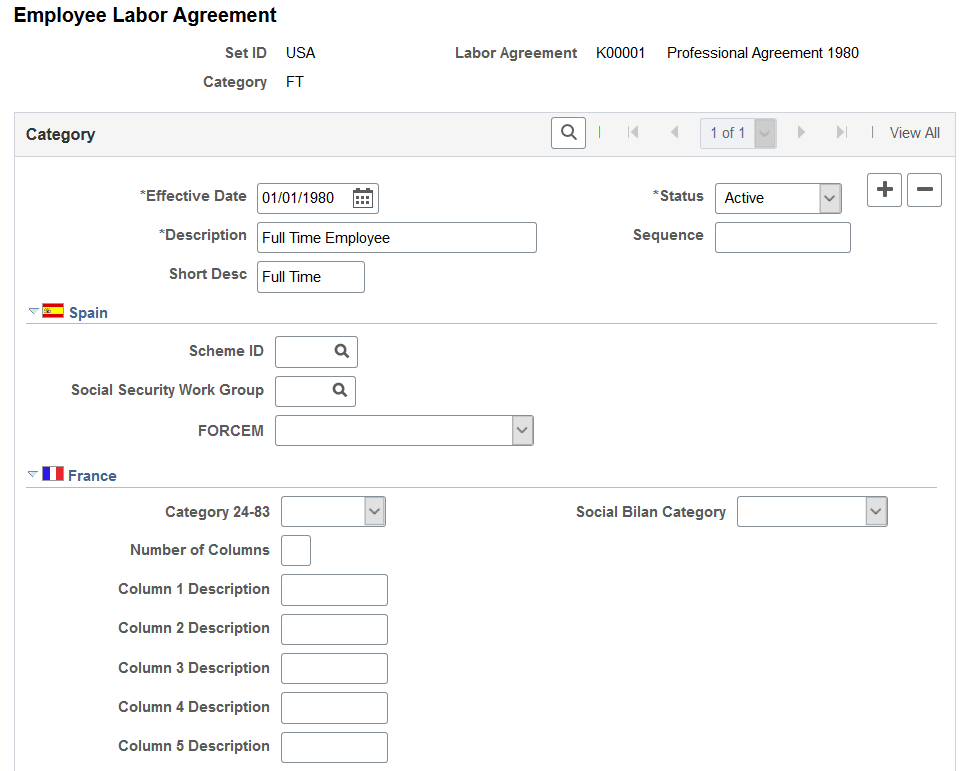Employee Labor Agreement page (1 of 2) Employee Labor Agreement page (1 of 2)