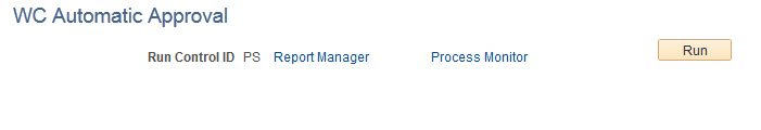WC Automatic Approval page